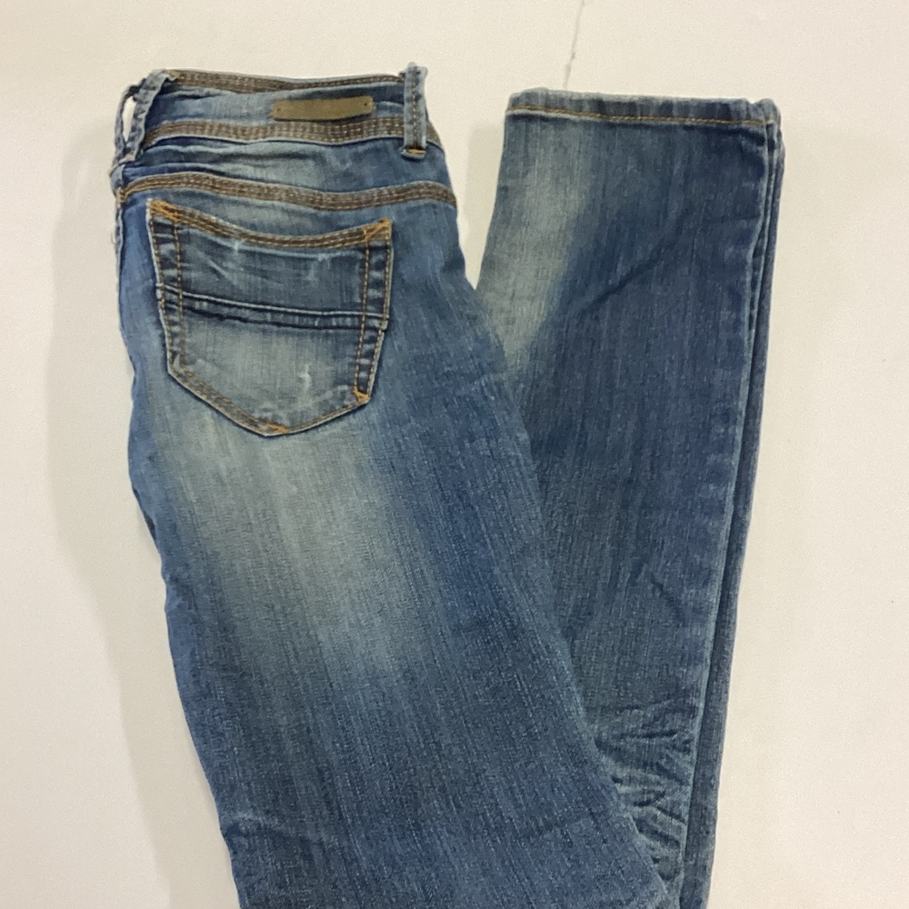 Almost Famous Distressed Blue Jeans